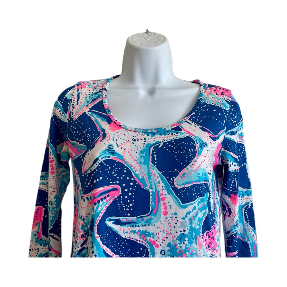 Lilly Pulitzer Starfish Print T-Shirt Dress - Picture 4 of 7